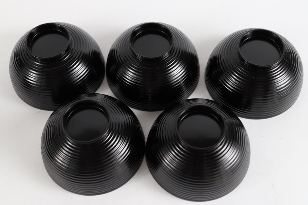 輪島塗 塗師 吉峰 蒔絵師 和 春秋蒔絵 吸物椀 五客 共箱 茶道具懐石道具会席