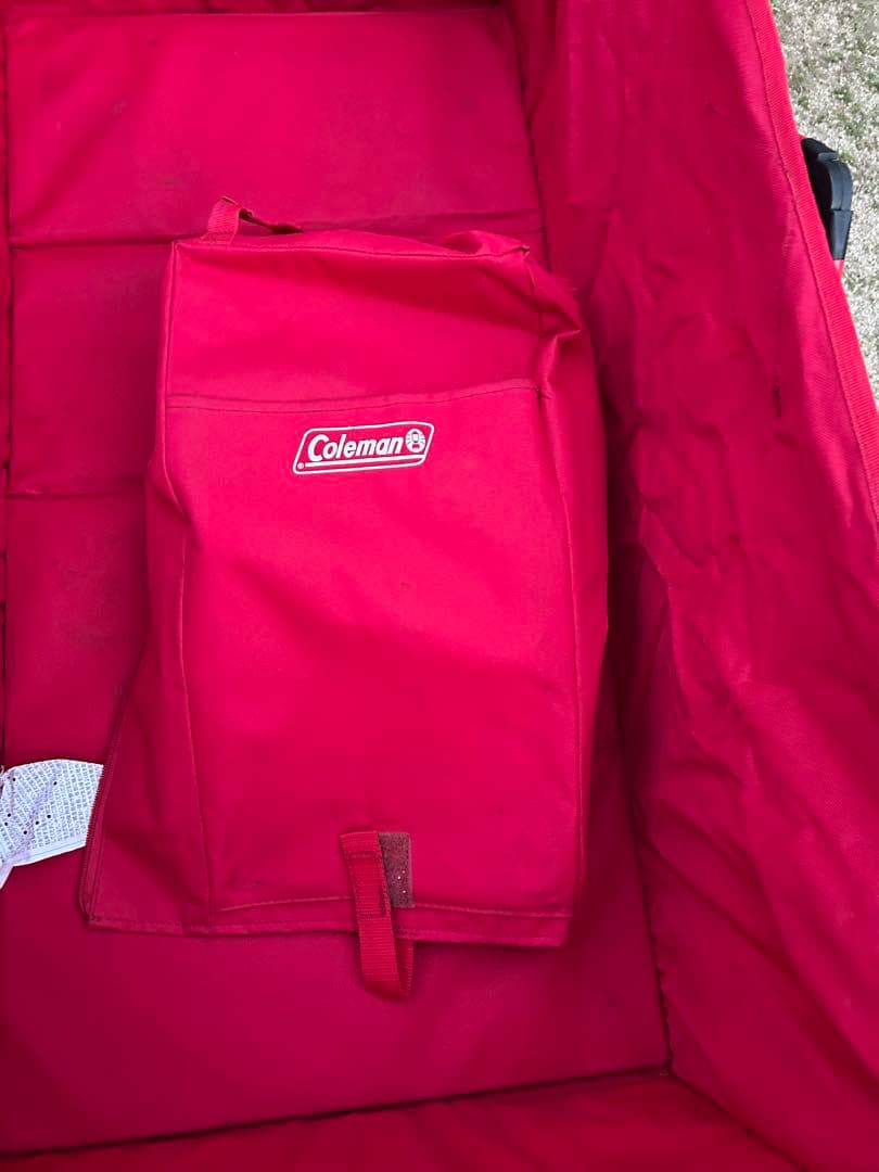 Coleman 赤 キャリーカート 折りたたみ式