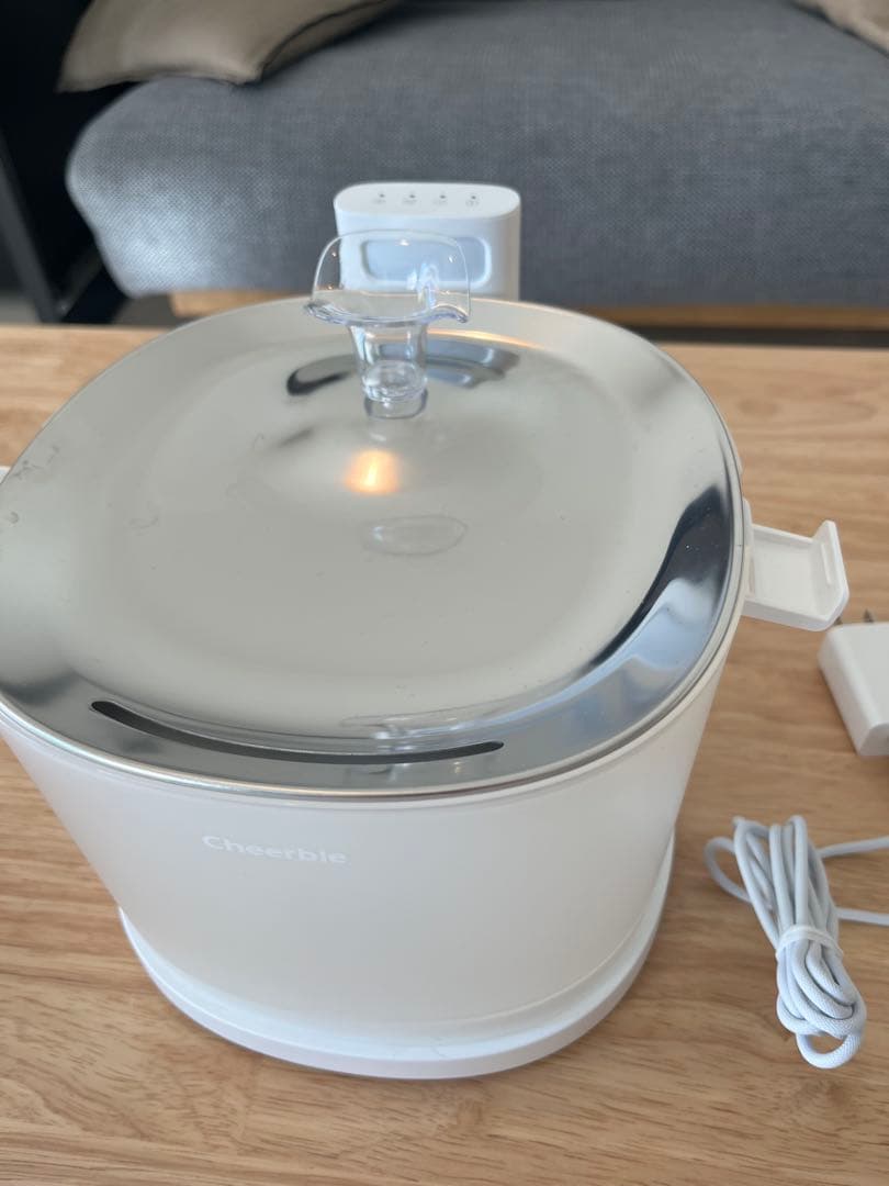 新品同様✨Cheerble 猫 自動給水器 E1+ 充電式 ポンプレス 2L