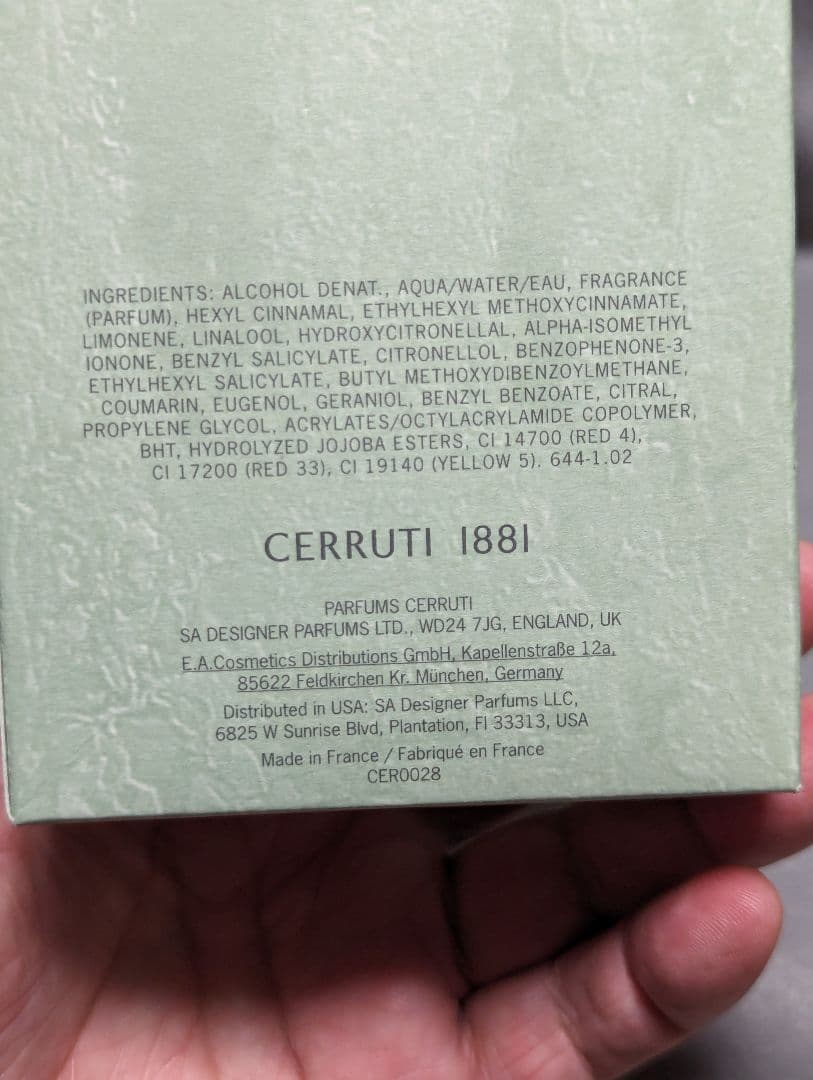 希少チェルッティ1881オードトワレNino Cerruti for Men
