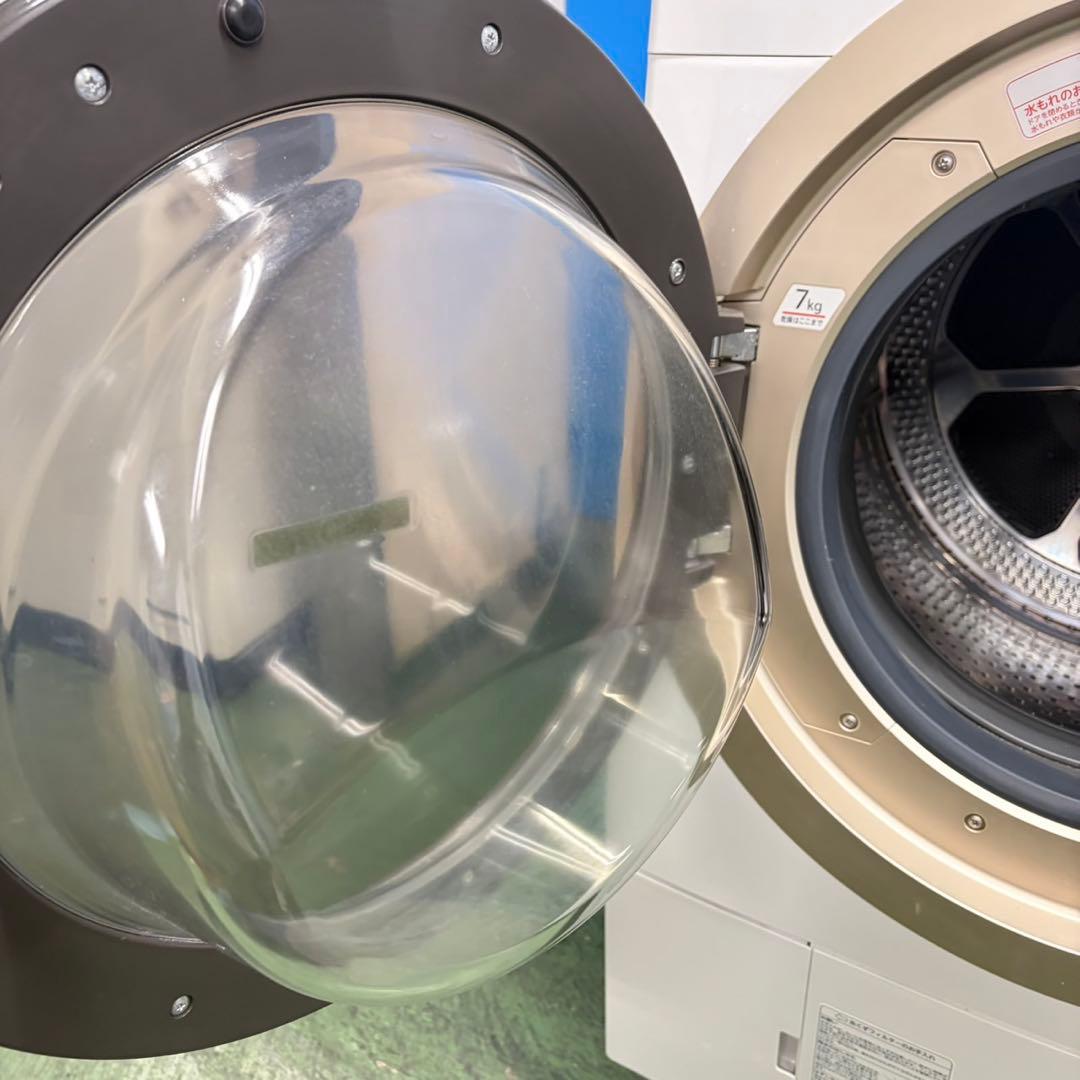 973 オススメ　美品　東芝　ザブーン　左開き　ヒートポンプ式　家庭用　保証込み