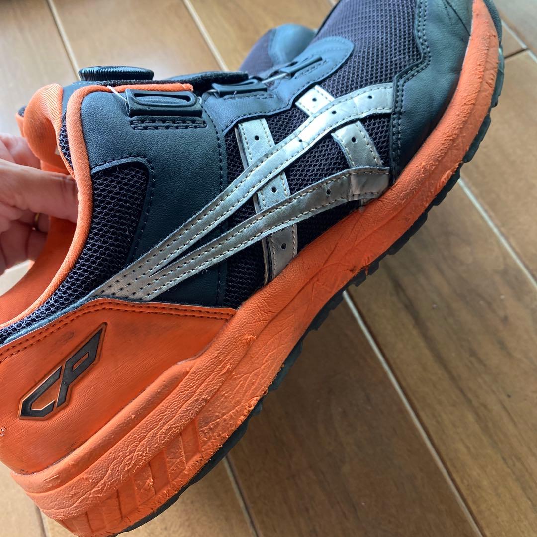 アシックス asics 安全靴 作業靴 27cmウィンジョブ CP209 BOA