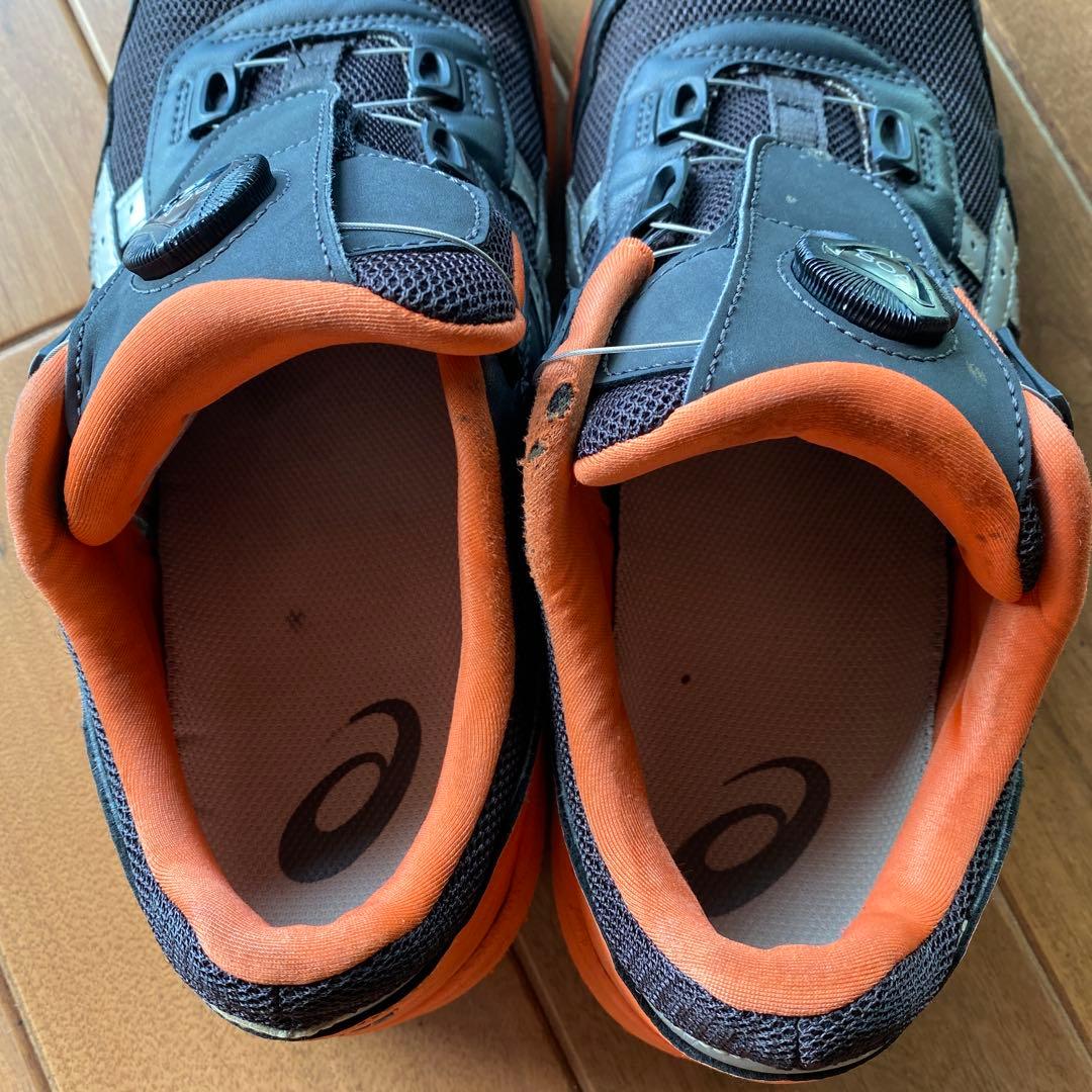 アシックス asics 安全靴 作業靴 27cmウィンジョブ CP209 BOA