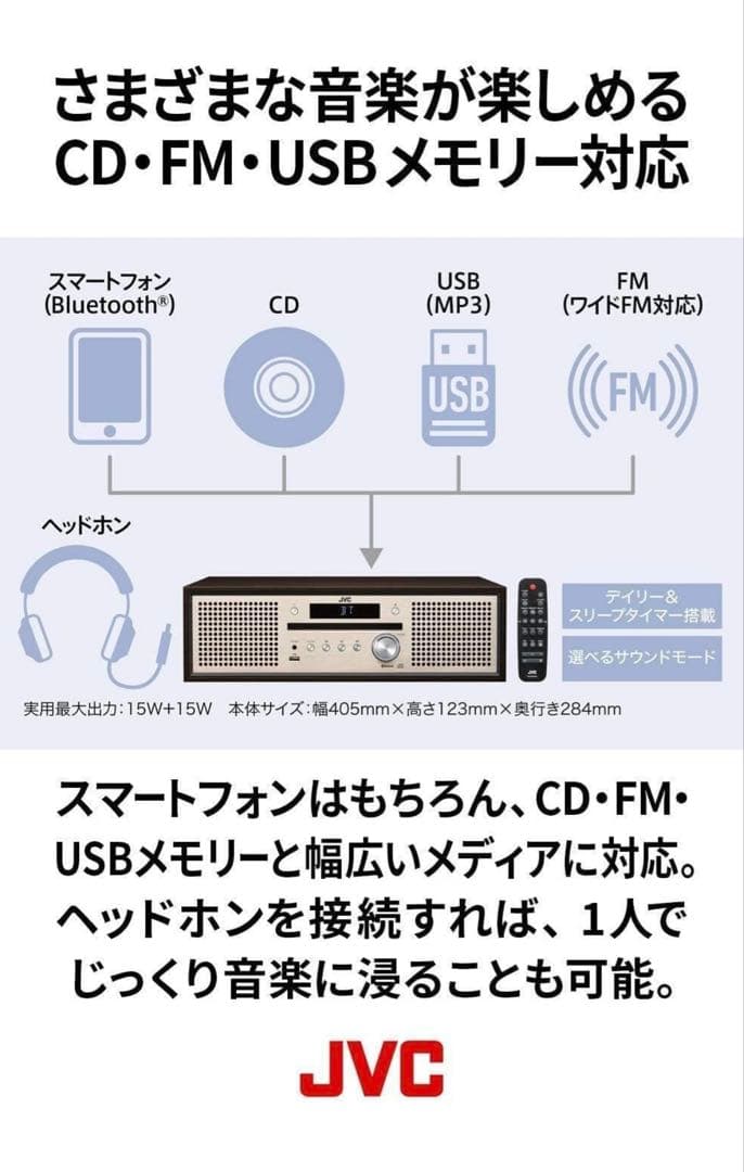 JVC Bluetoothオーディオ機器