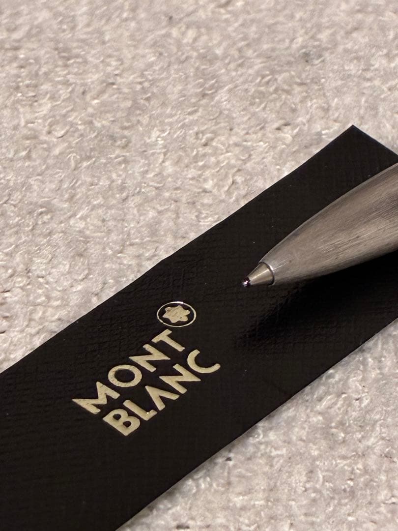 ◾️ MONT BLANC モンブラン◾️2色ボールペン◾️ツイスト式◾️シルバー◾️
