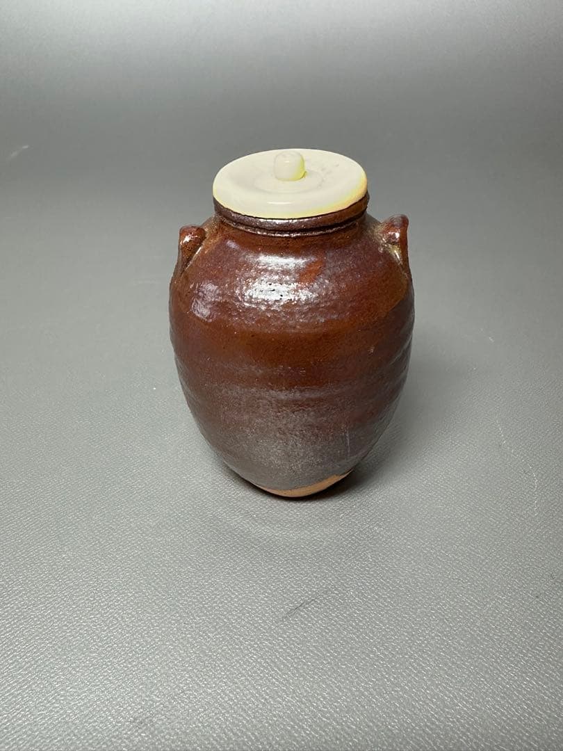 茶入れ　肩衝茶入れ　牙蓋　振り出し　名物裂　お仕覆　お茶道具　美品