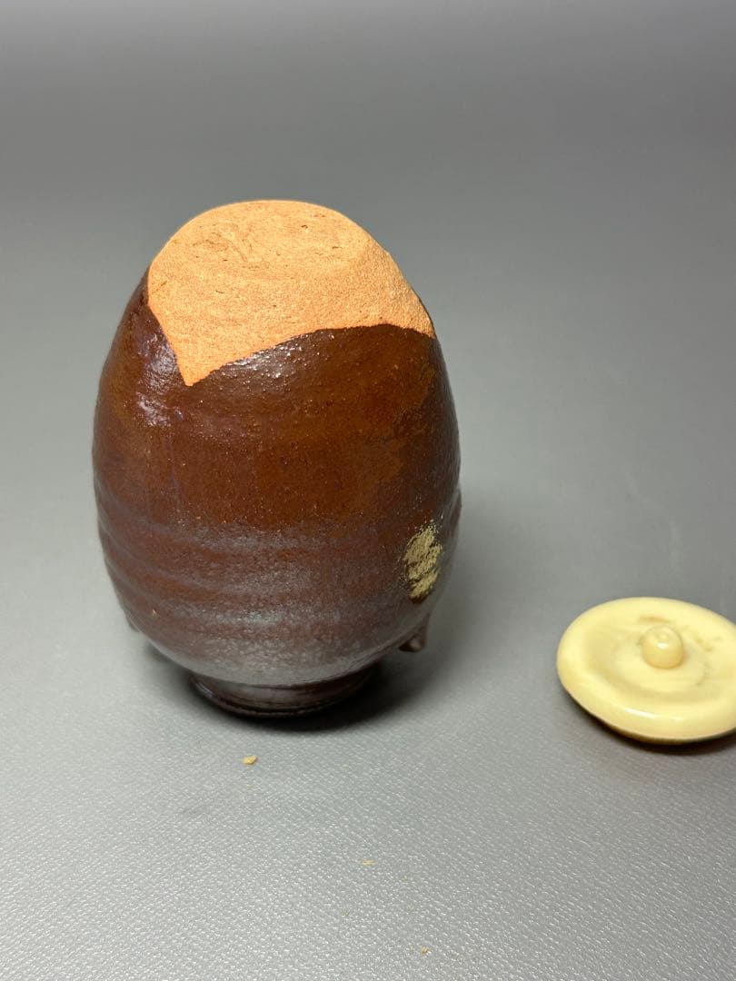 茶入れ　肩衝茶入れ　牙蓋　振り出し　名物裂　お仕覆　お茶道具　美品