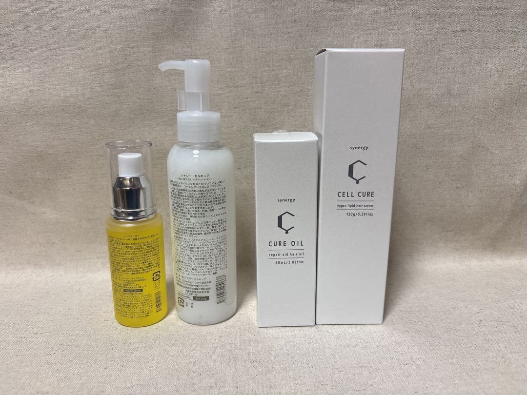 【新品】synergy シナジー　セルキュアヘアミルク　キュアオイル