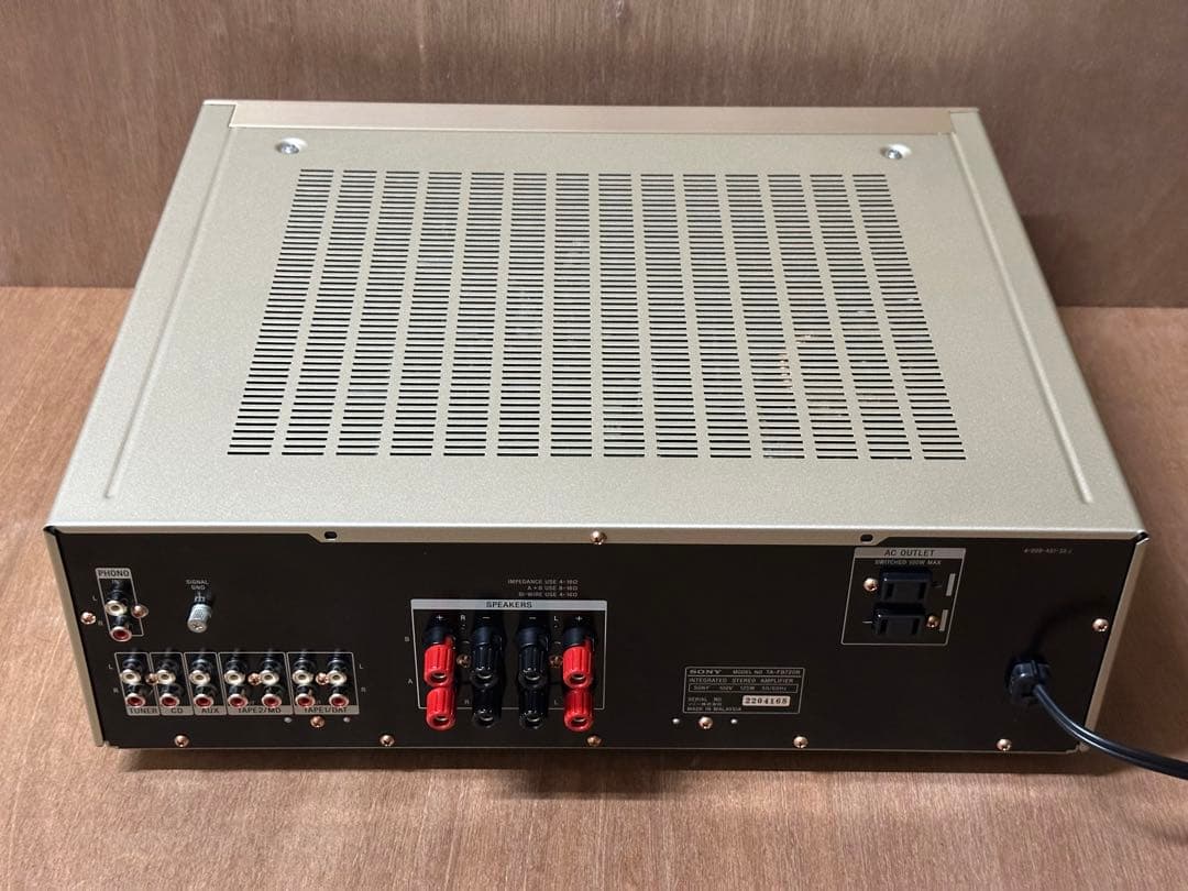 【外観美品動作正常】SONY インテグレードステレオアンプ TA-FB720R