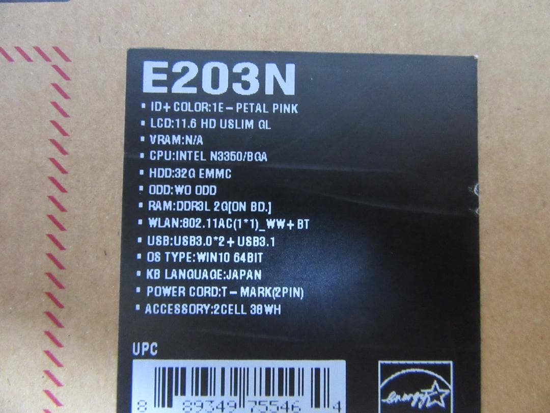 【動作OK・初期化済】ASUS ノートPC ピンク QCNFA425 付属品付