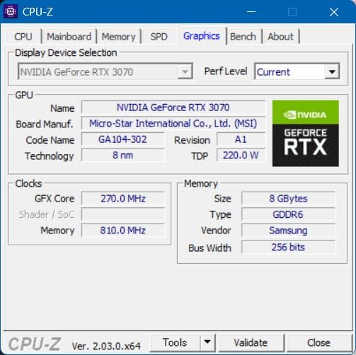 グラフィックボード・グラボ・ビデオカード MSI GeForce RTX 3070 VENTUS 2X 8G LHR