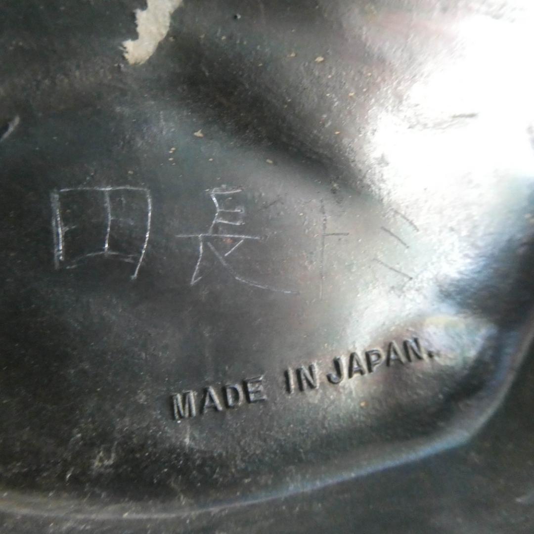 インク壺　ビンテージ／骨董品　金属製（ピューター？）　日本製