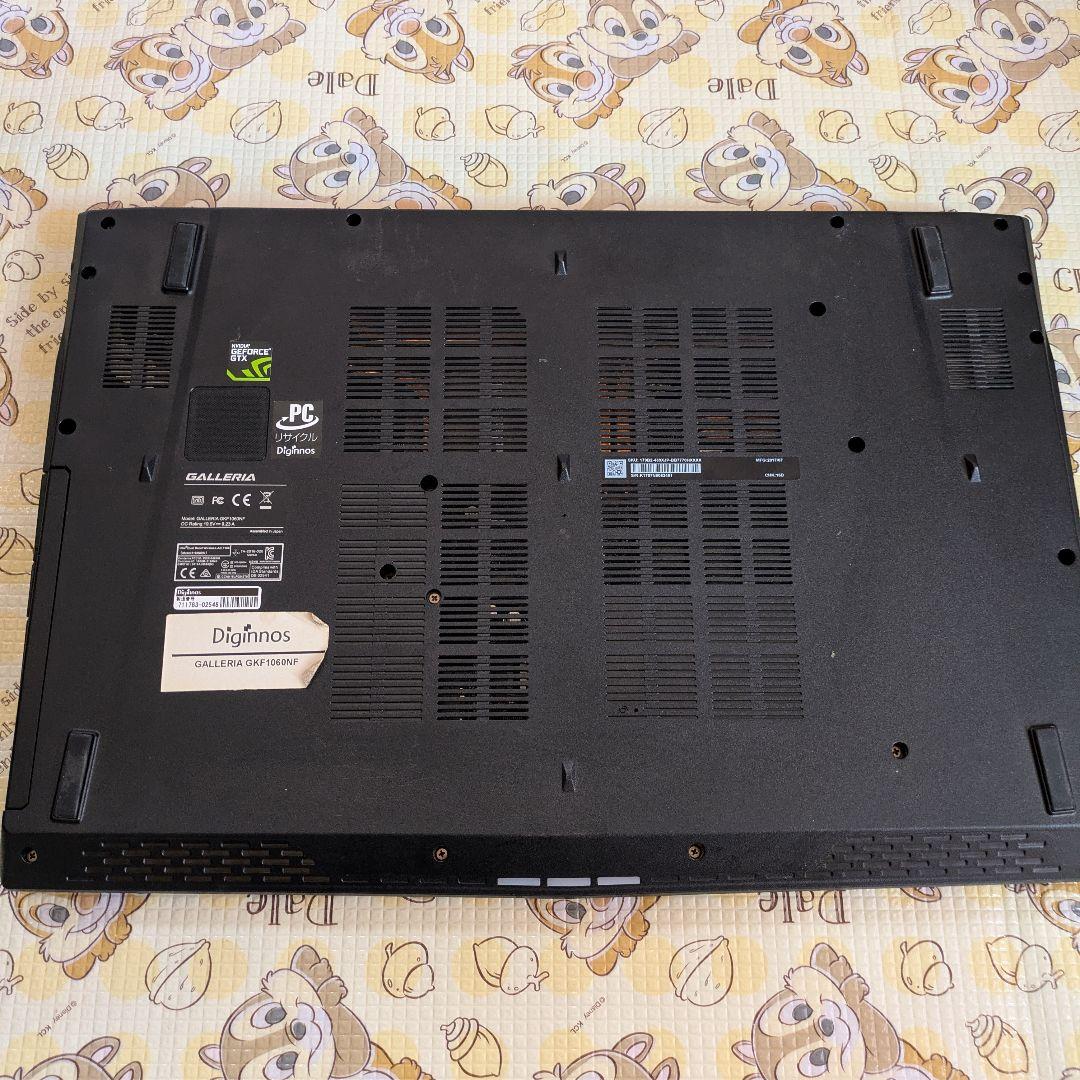 ドスパラ/ガレリア GKF1060NF Core i7 7700HQ 16GB