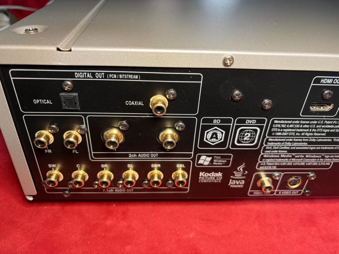 高級機 DENON DVD-3800BD 336,000円 ドライブ換装動作品