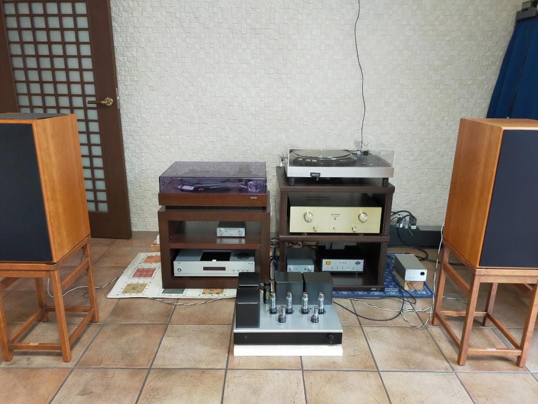 イタリア製大理石 『モカ』 オーディオボード●450×350×30●5面本磨き●