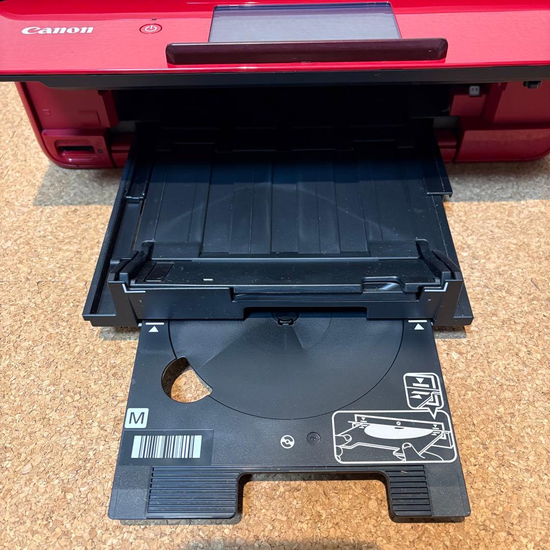 【美品】総印刷480枚！インク新品！Canon プリンター TS8130 レッド