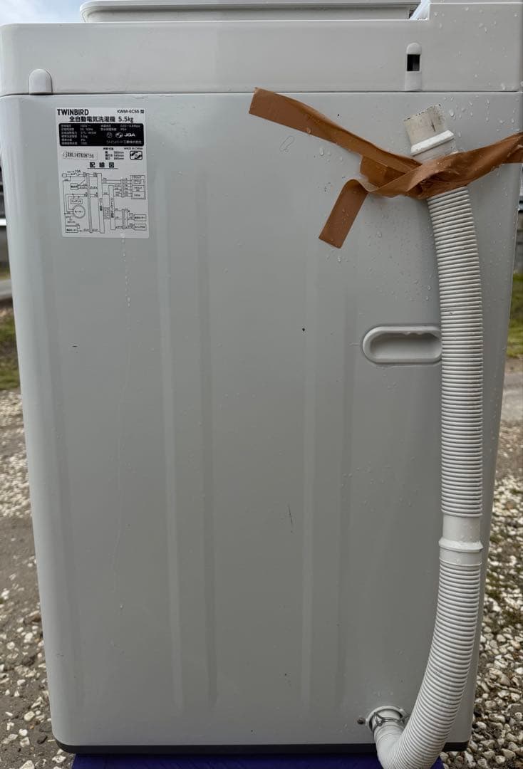 SHARP冷蔵庫 179L 2022年TWINBIRD洗濯機5.5kg2018年