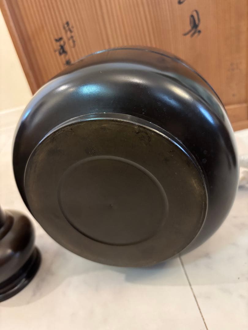 釜師 金森紹栄作 唐銅 皆具　茶道具 共箱