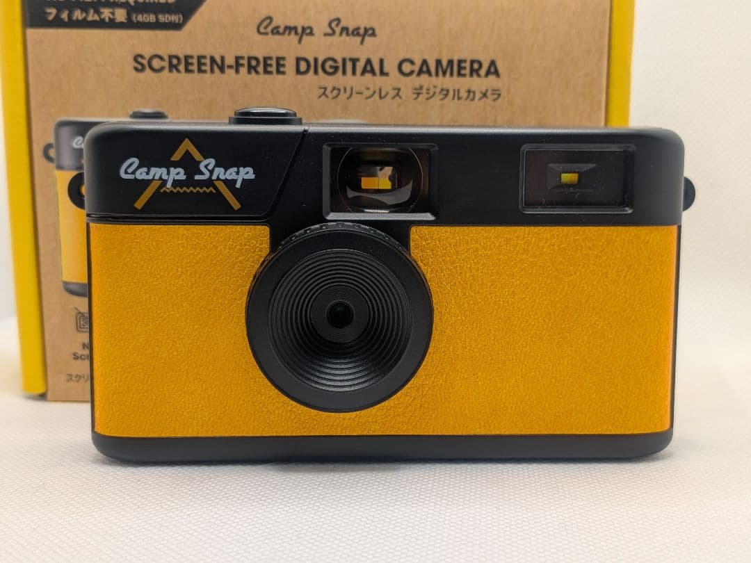 CS-V105-YL-JP Camp Snap デジタルカメラ イエロー
