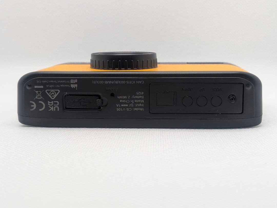 CS-V105-YL-JP Camp Snap デジタルカメラ イエロー