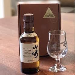 サントリーSUNTORY 山崎 ミニボトル 180ml／山崎テイスティンググラス