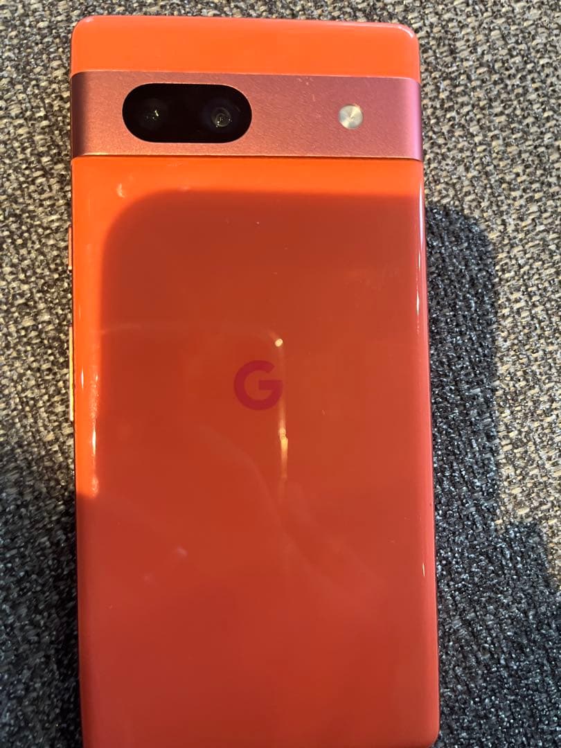 Google Pixel 7a コーラル SIMフリー 画面傷あり 背面浮きあり
