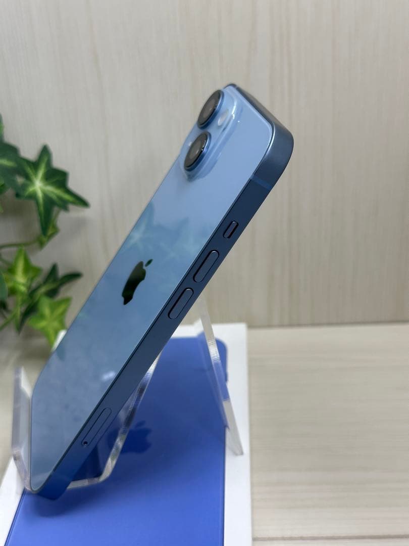 ✅✨ほぼ未使用・100％✨iPhone 14 128GB❣️ブルー　充電2回