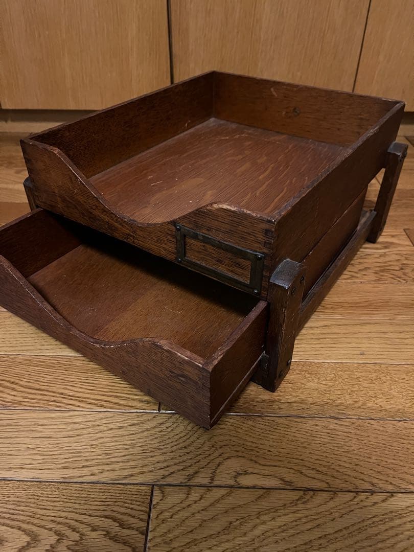 アメリカ ヴィンテージ デスクトレー DESK TRAY USA オーク