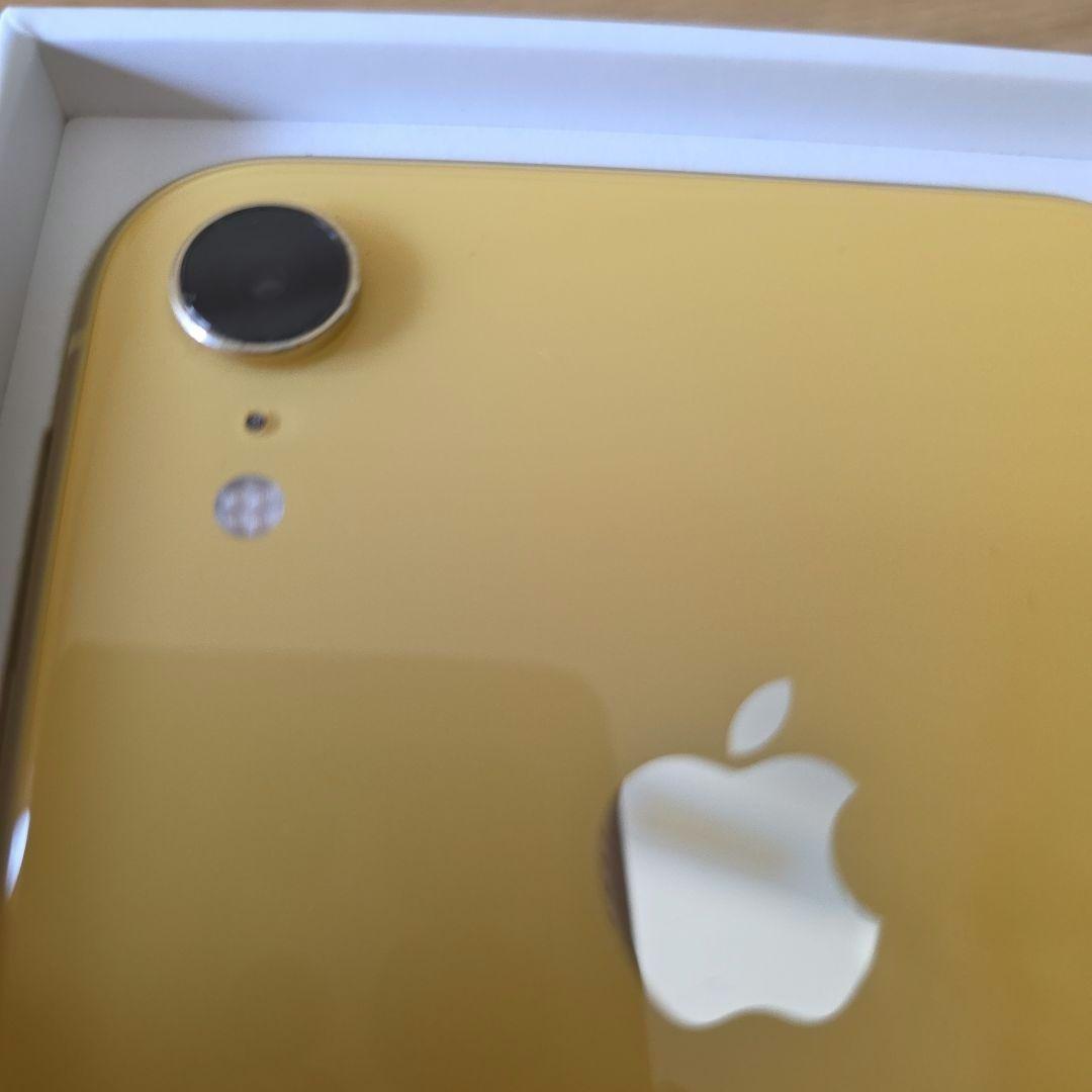 【美品】iPhoneXR 64GB 本体 イエロー 箱付き