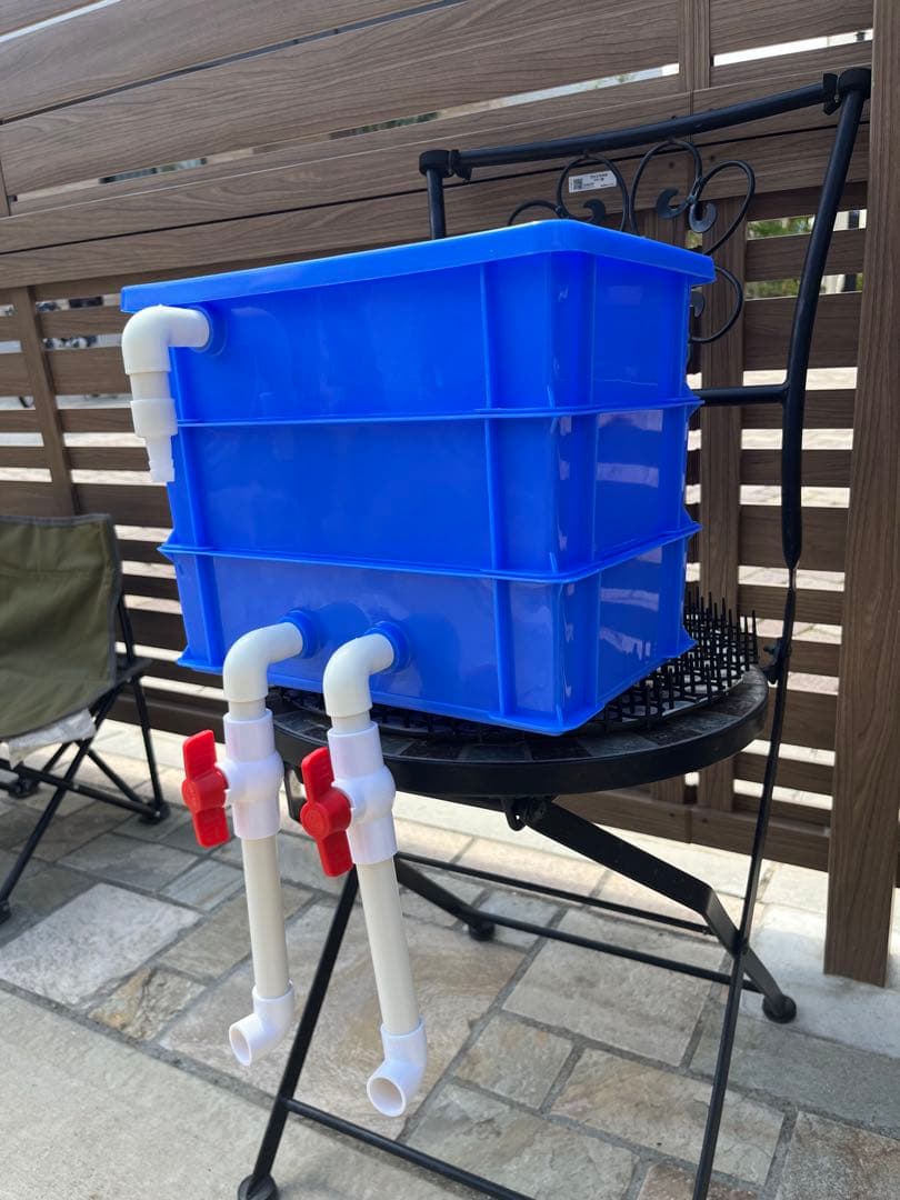 水中ポンプ高機能ろ材2段付き　すぐに使えるフルセット　水槽用3段式濾過フィルター