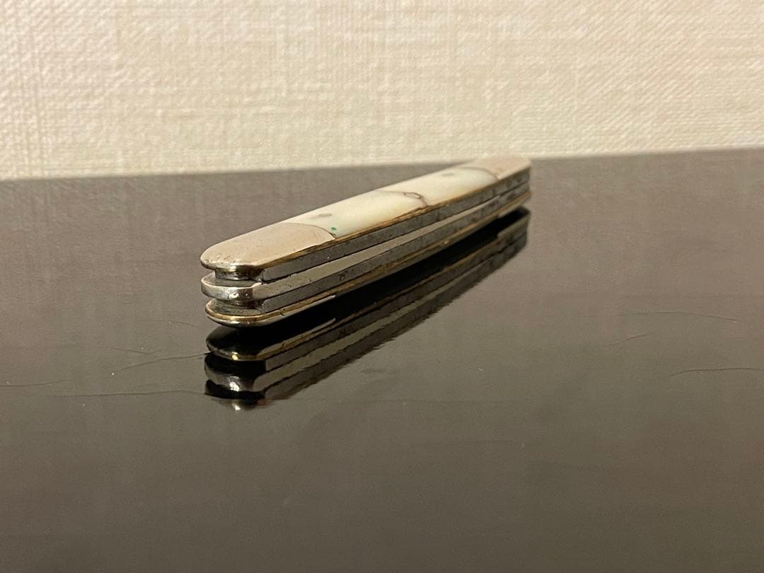 チャレンジカトラリー（株）　コネチカット　アンティーク　MOP 3枚刃ナイフ
