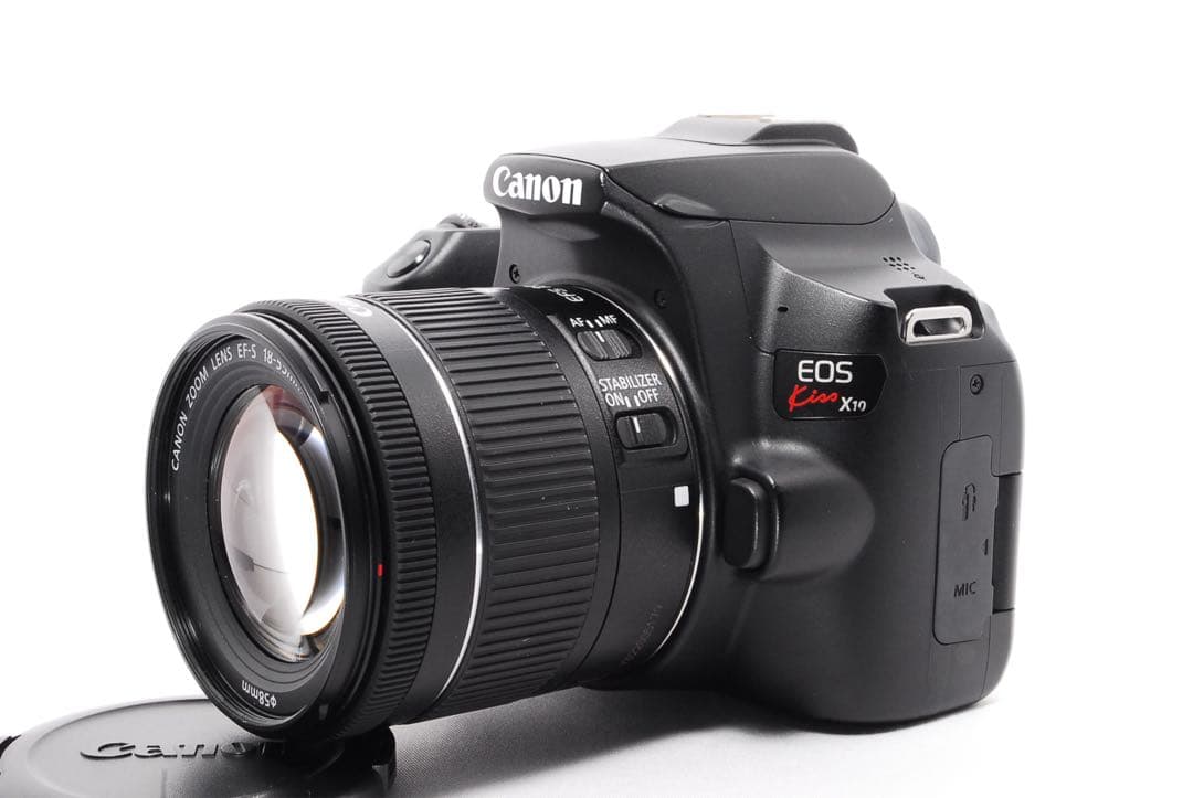 ◆バッグ付き◆Canon Kiss X10◆一眼レフカメラ◆STM＆望遠Wレンズ
