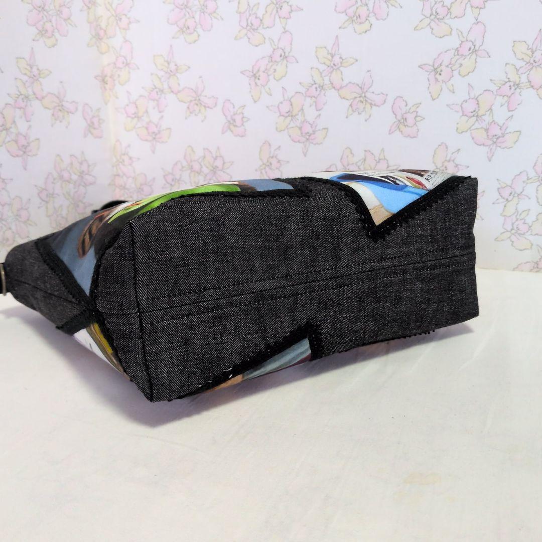 ハンドメイド　猫パネル　バッグ　 トートバッグ　ショルダーバッグ