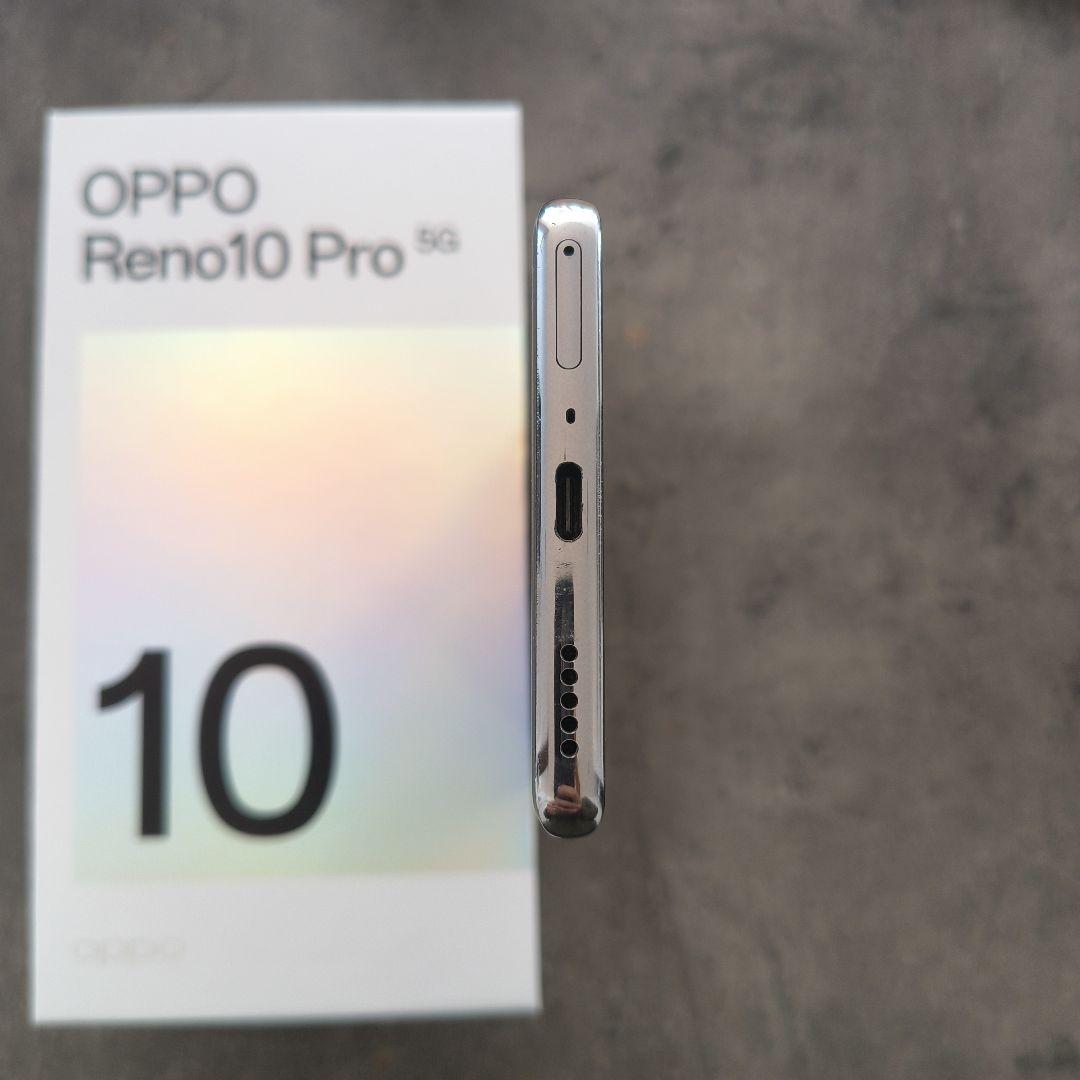 OPPO Reno10 Pro 5G 本体　シルバーグレー