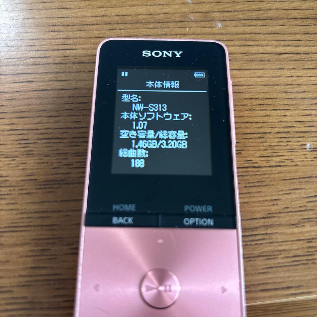 ソニーウォークマン　SONY NW-E383 ピンク WALKMAN
