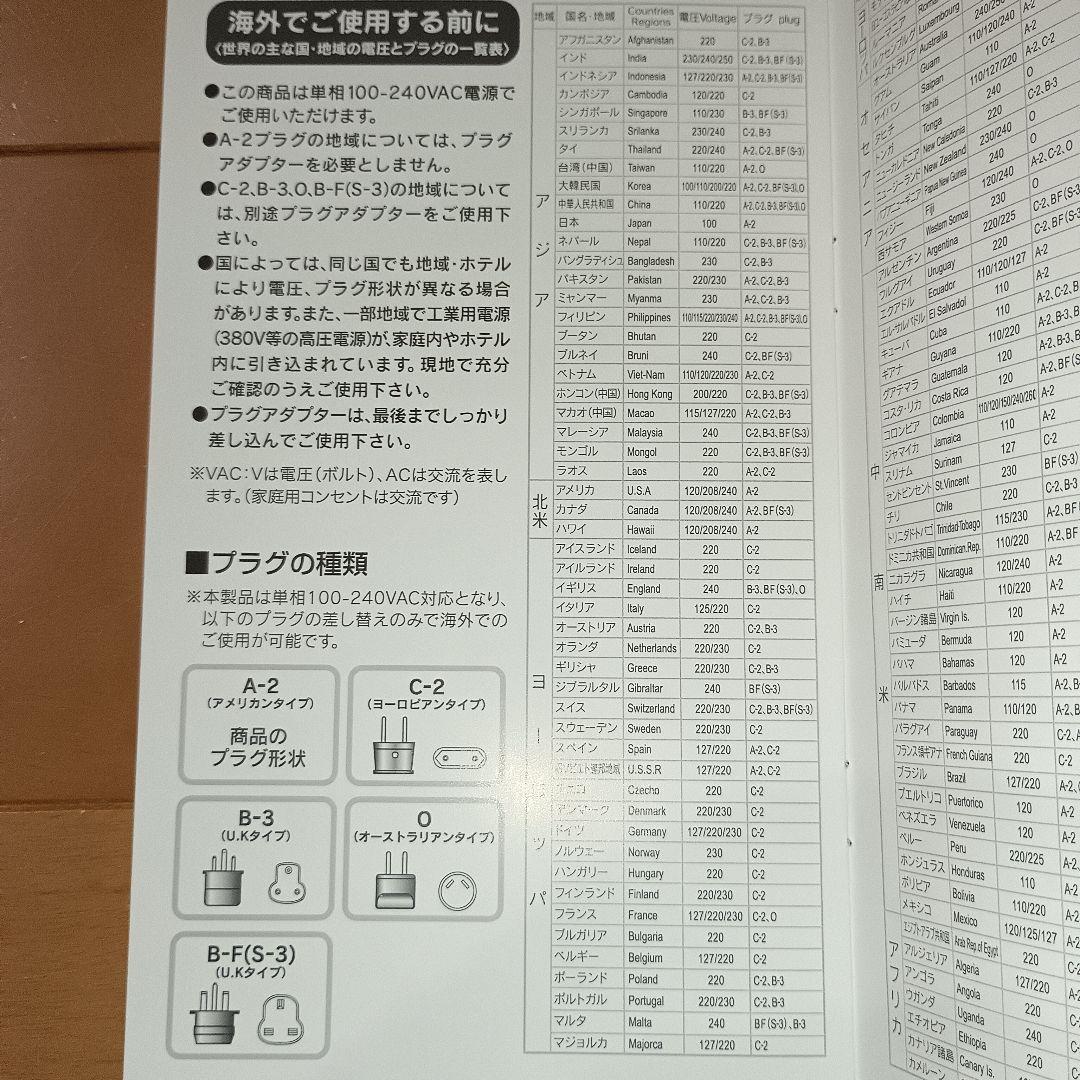 クレイツイオン　ブラシアイロン　エアリッチSHB－R02G　海外兼用
