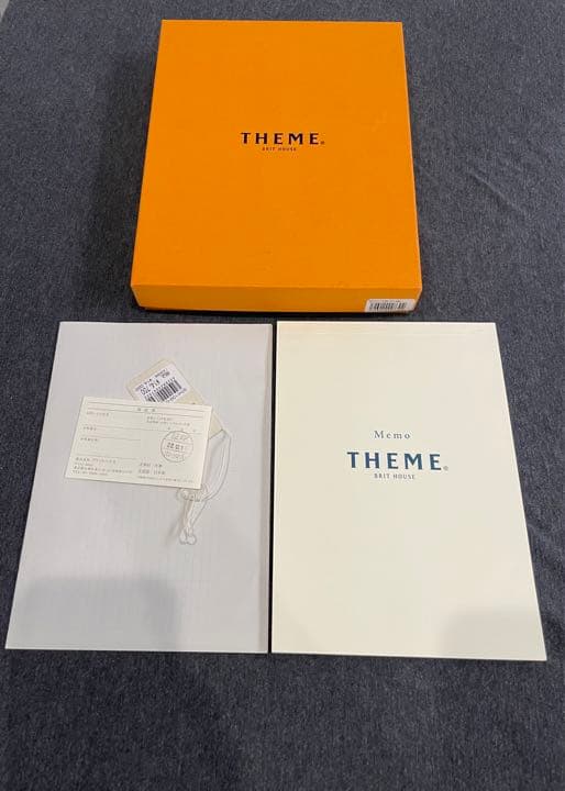 THEME 手帳　黒本革カバー　手帳カバー　スケジュール帳　ノート