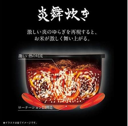 象印 炊飯器 BLACKi NW-KA18-BZ 圧力炊飯ジャー 1.8L