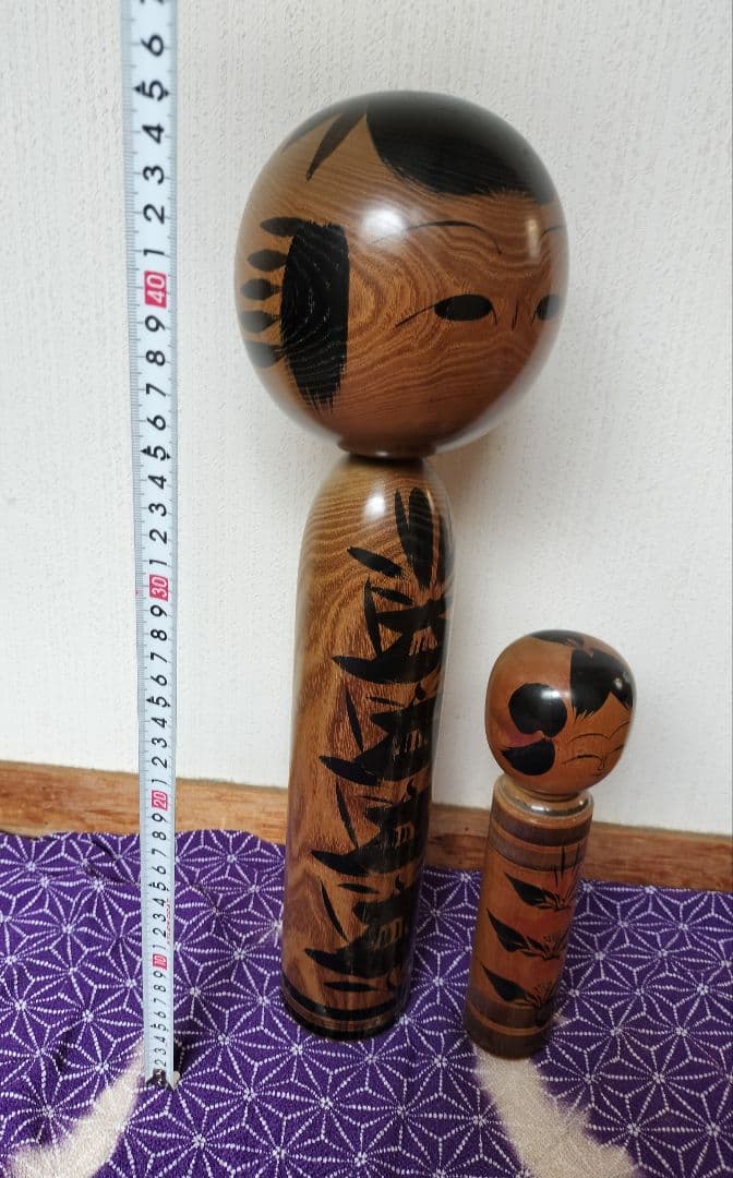武周　伝統工芸こけし　大サイズ（小サイズこけし付）