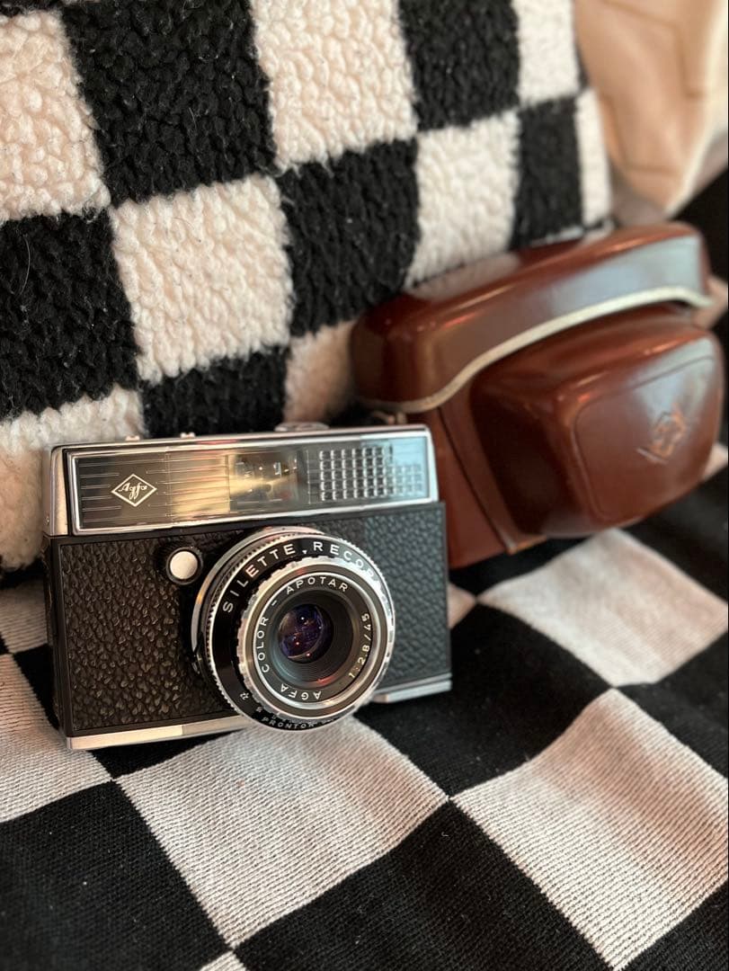 Agfa Sillette Record 高級フィルムカメラ ケース付き