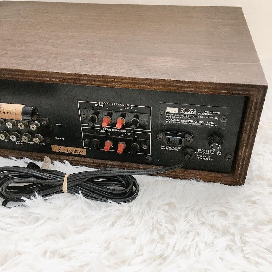 サンスイ 希少 SANSUI QR-500 4CHレシーバー ステレオレシーバー