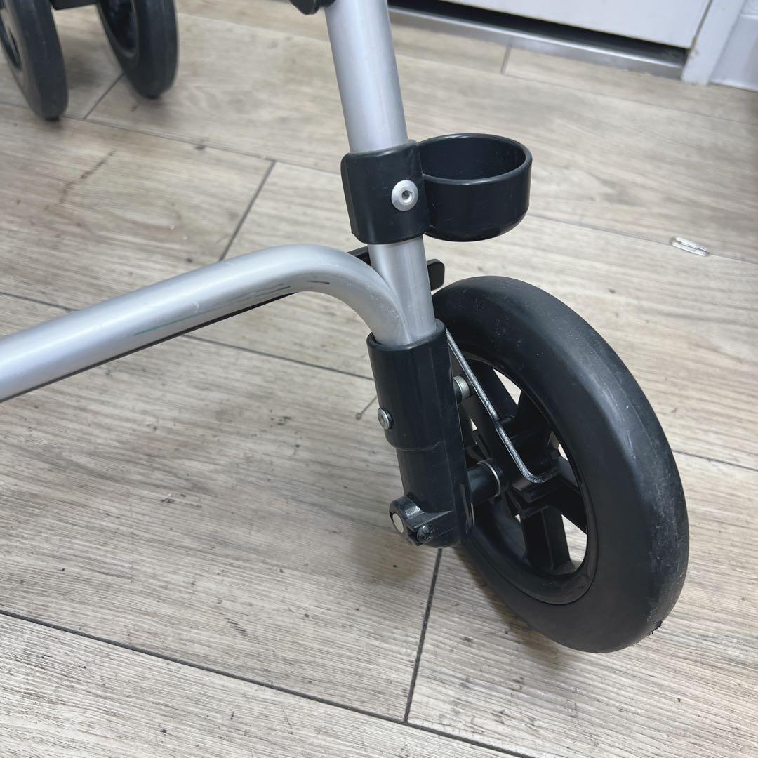 【美品】象印ベビー　WITHONE　しっかり座れるシルバーカー　ベージュ色