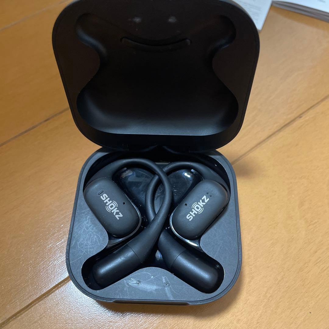 SHOKZ OPENFIT ブラック ワイヤレスイヤホン