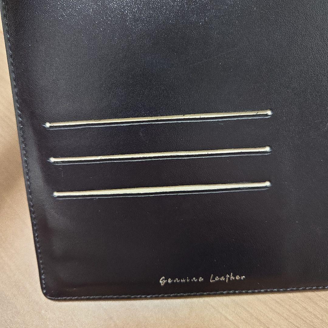 Leather Laboratory　本革 ミーティング ビジネスファイル　黒