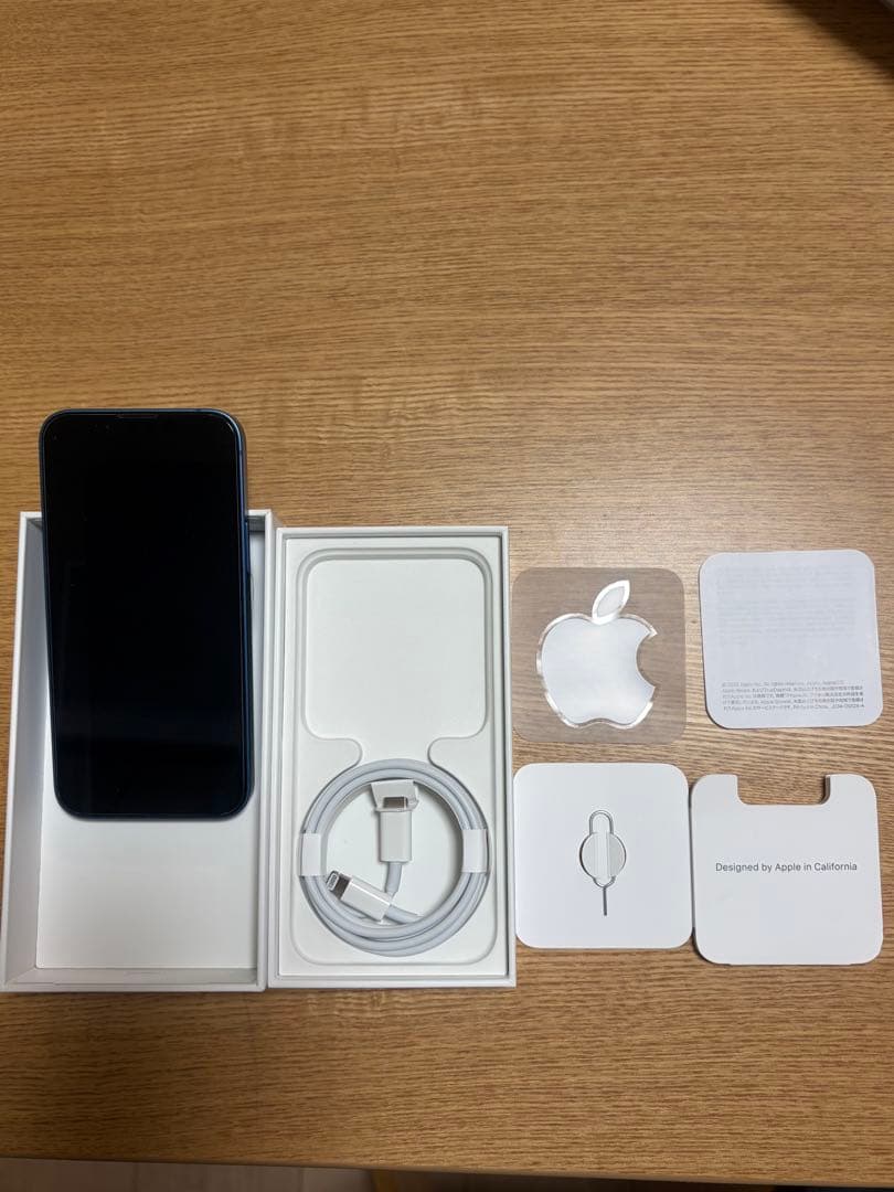 【美品】iPhone 13 mini ブルー 256GB SIMフリー 本体