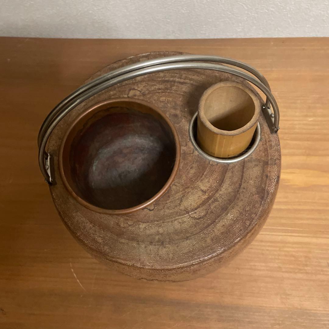 【昭和レトロ・アンティーク骨董】煙草盆　火鉢