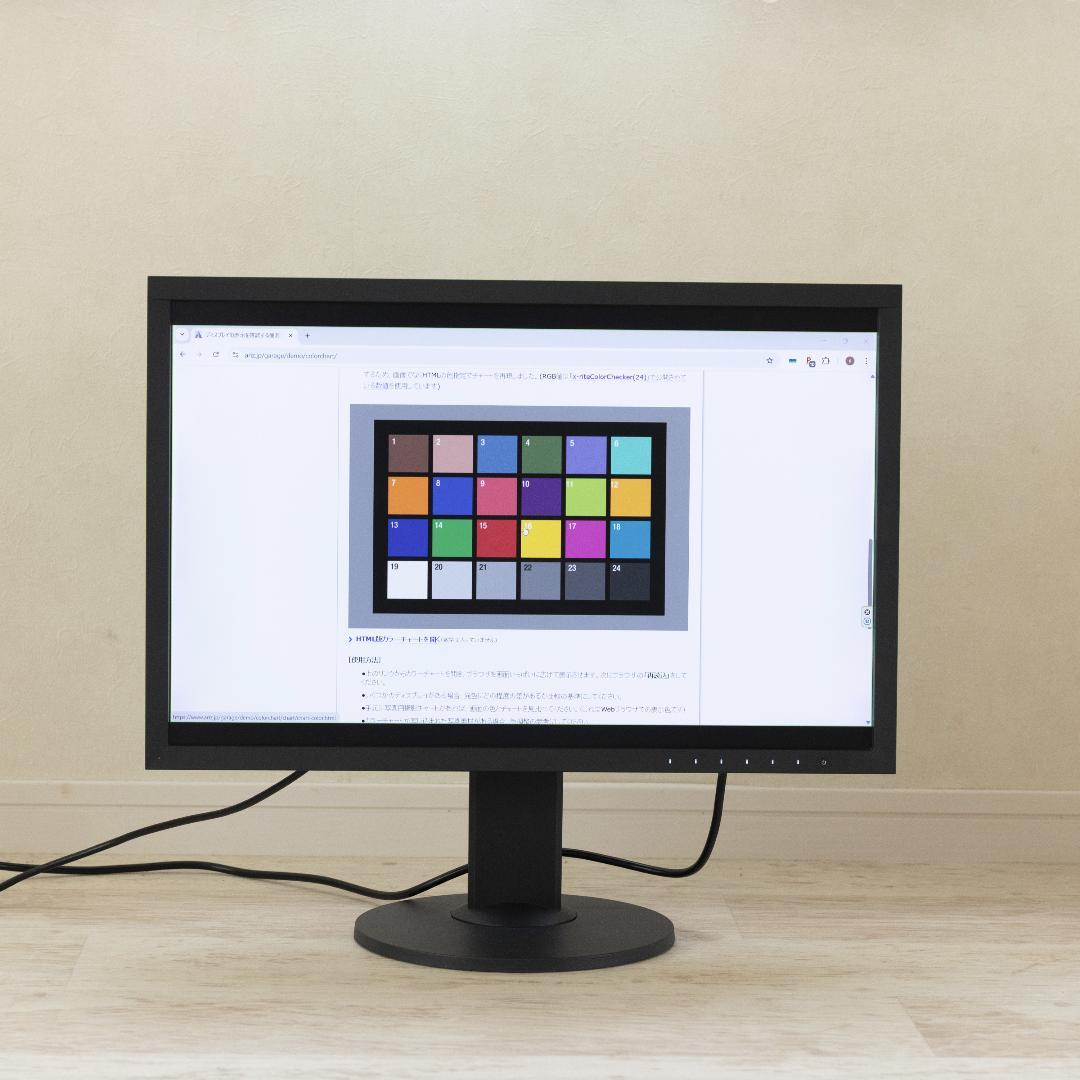 PCモニタ EIZO ColorEdge CS2420 ディスプレイ※少々難あり