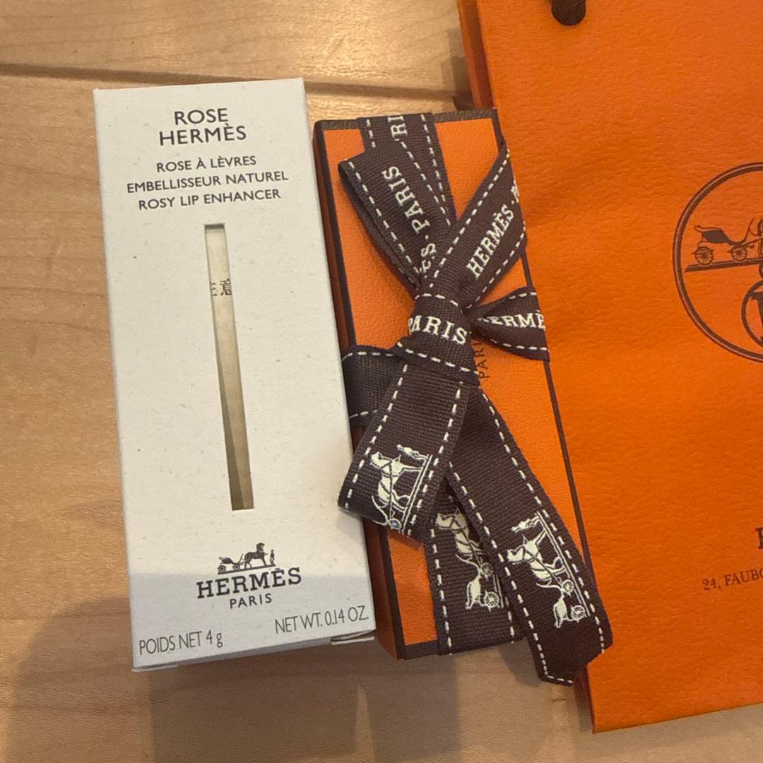 新品未使用HERMES ROSE HERMES リップエンハンサー 49