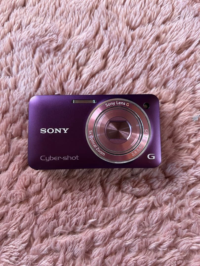 Sony Cyber-shot 紫 DSC-WX5 中古 SDカードなし