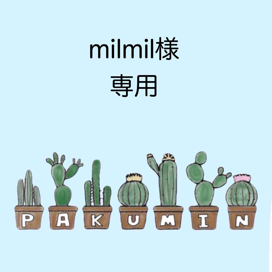 ✨milmil ✨A6 アクリルレジンバインダー　リング付き×2セット